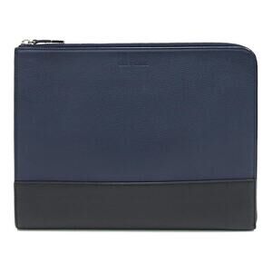 Dior Homme Men’s Leather Portfolio Document Holder Black/Navy – Made in Italy